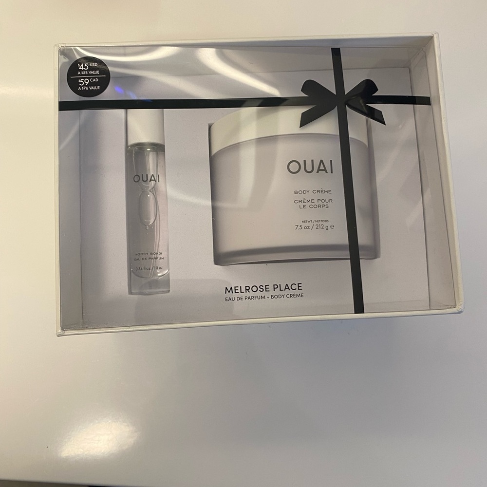 Brand new Ouio lotion and perfume set.